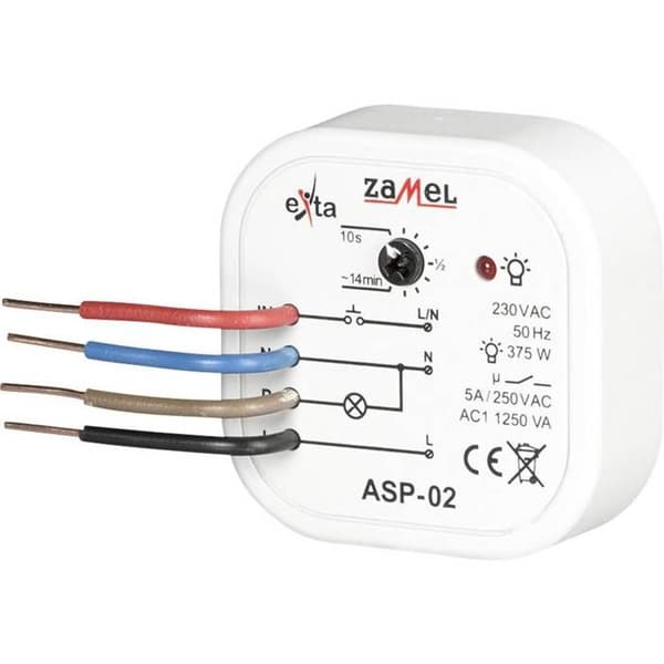 Zamel ASP-02 Trappminuterie inbyggd 230 V