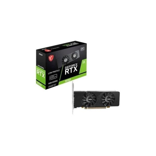 MSI GeForce RTX 3050 LP E 6G OC 6GB GDDR6 Grafikkort