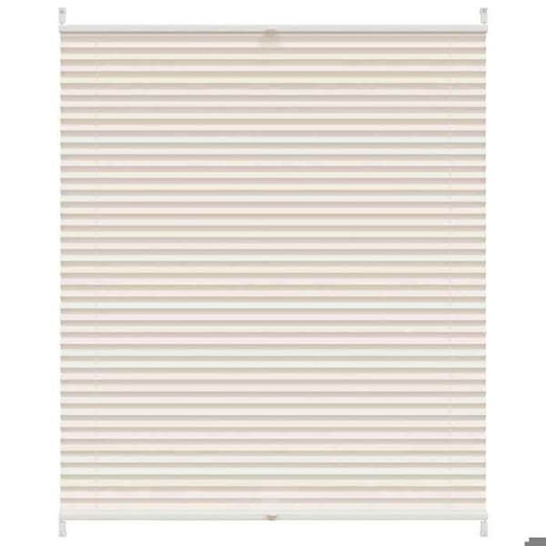 vidaXL Butik plissé 110x100 cm Crème 240645