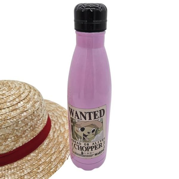 "One Piece - Metallflaska 'Wanted Chopper' 540ml"