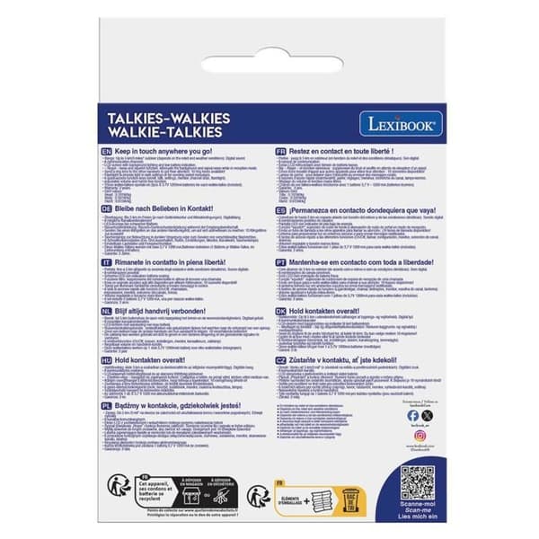 Talkies-Walkies upp till 5 km