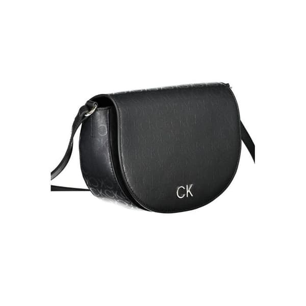 Svart polyetenshandväska Calvin Klein
