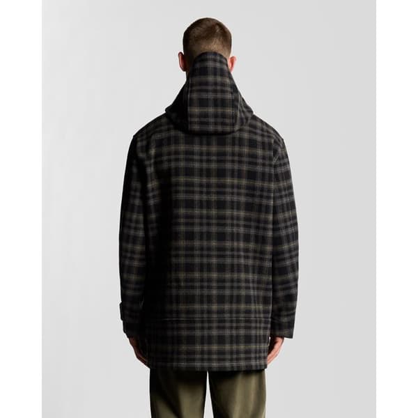 Modulär kappa i tartan från Lyle & Scott