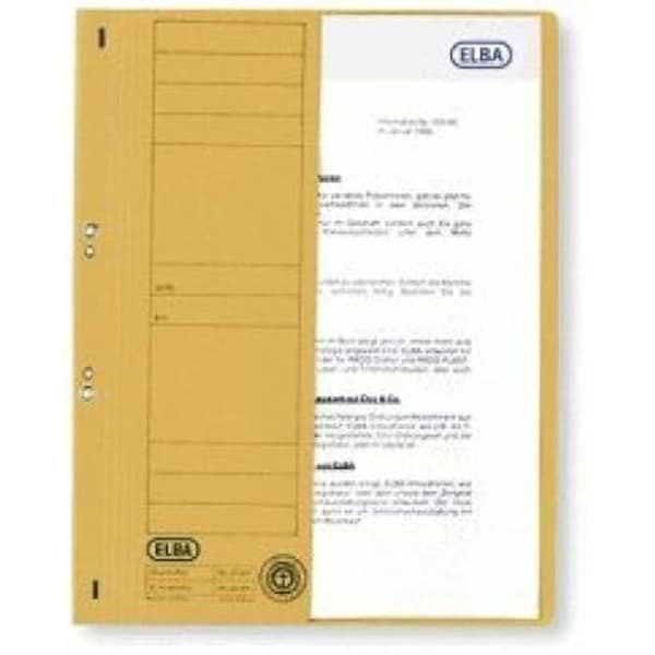 Papier A4 - ELBA - Röd - 240 mm - Organisationsutskrift - Inkluderad bindning