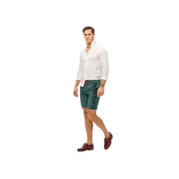 Badbyxor Superdry Herr Surf Klassisk Grön Syntetisk