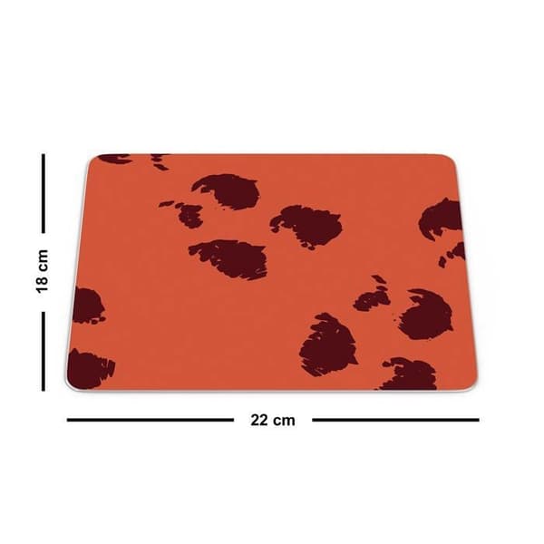 Rektangulär musmatta - Bonamaison 1 - Digitaltryckt - Halkfri - 22x8 cm