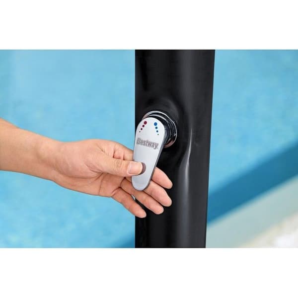 Solardusch - BESTWAY - SolarFlow - 20L - Rostfritt stål - Optimal effektivitet