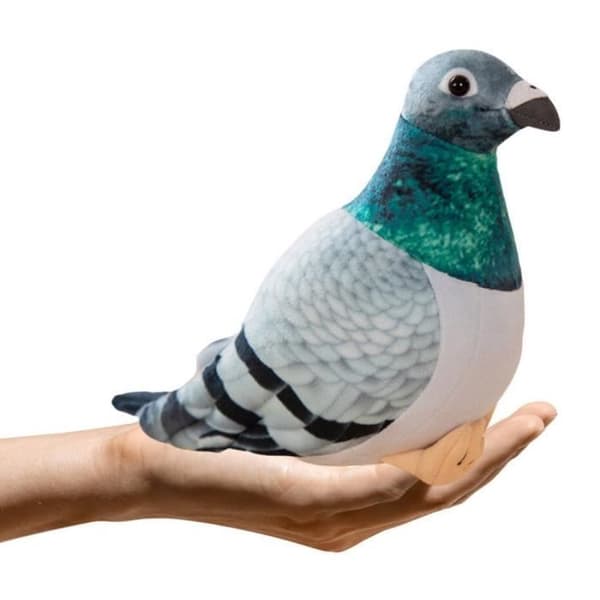 Gosedjur Maskot Gråkröpigeon 20 cm