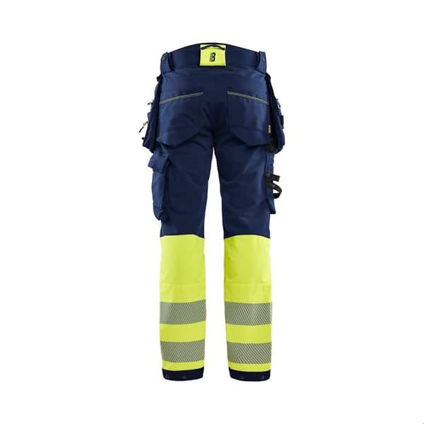 Blaklader 4D stretch arbetsbyxor med hög synlighet