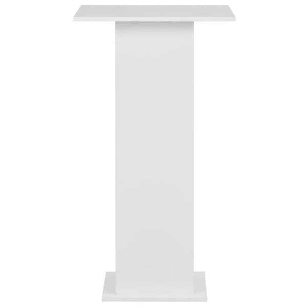 vidaXL Barbord Vit 60x60x110 cm