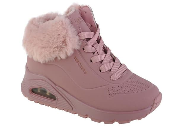 Stövlar för tjejer, Rosa, Skechers Uno - Fall Air