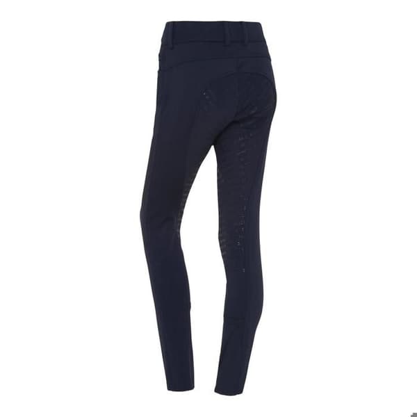Ridbyxor full grip dam Equipage Janet - marinblå