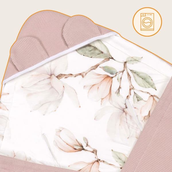 LIONELO swaddling blanket - Bomull och bambu - Hypoallergena - Beige