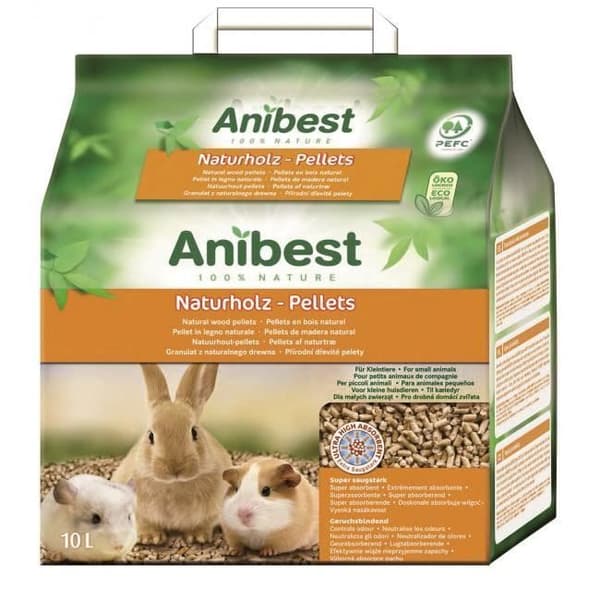 Anibest träpellets | 10 L