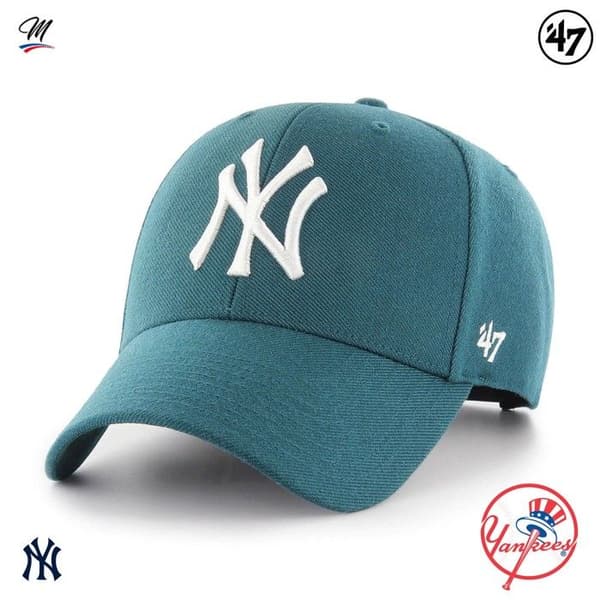 47 Brand Snapback Cap - MVP New York Yankees pacific green