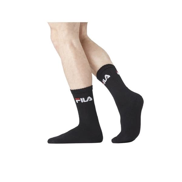 Fila Strumpor Herr, Höga Strumpor Herr (6-pack) - Svart
