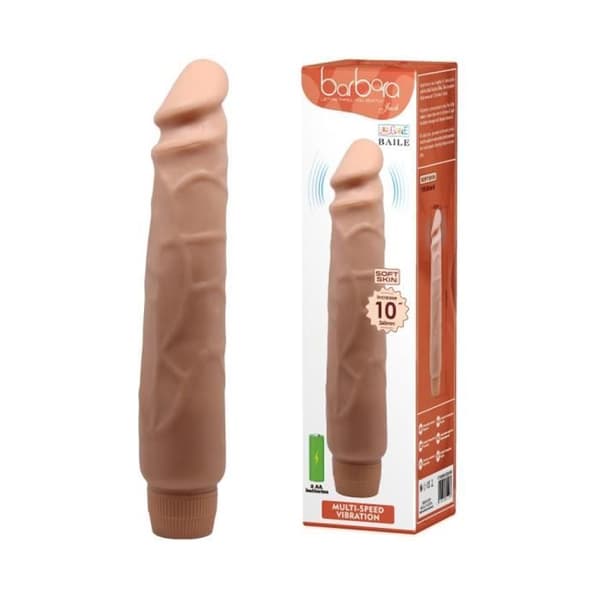 Jack Realistic Vibrator - 25,5 cm - unisex/vuxen Beige
