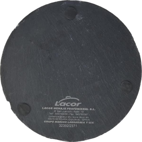 Lacor rund skifferbricka 25 cm