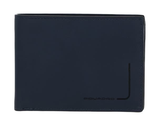 Plånbok - PIQUADRO - PQJ Herrplånbok - Läder - Blå - Modern