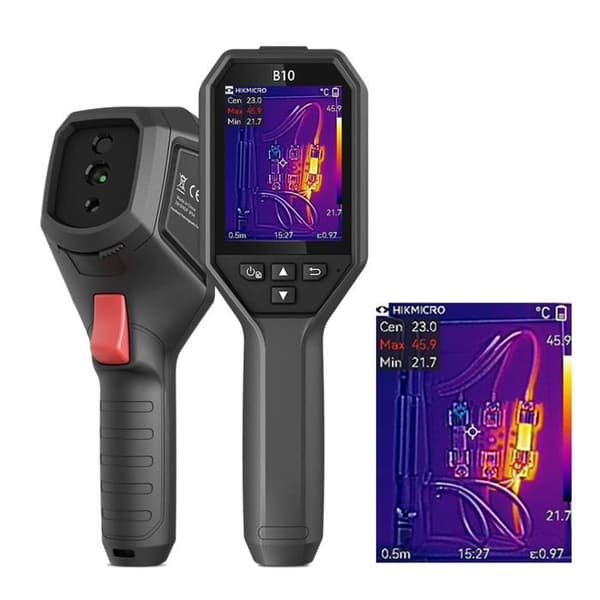 HIKMICRO B10 Termisk Kamera 256x192 2MP LCD-skärm 3,2" IP54