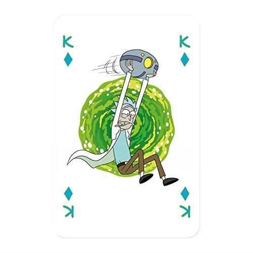 Kortspel - Waddingtons - Rick och Morty - Vit - Kartong - Rektangulär