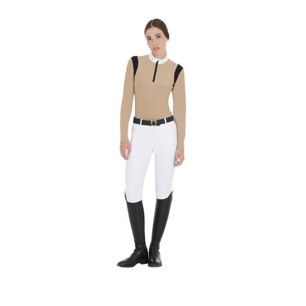 Tävlingströja med långa ärmar för kvinnor Equestro