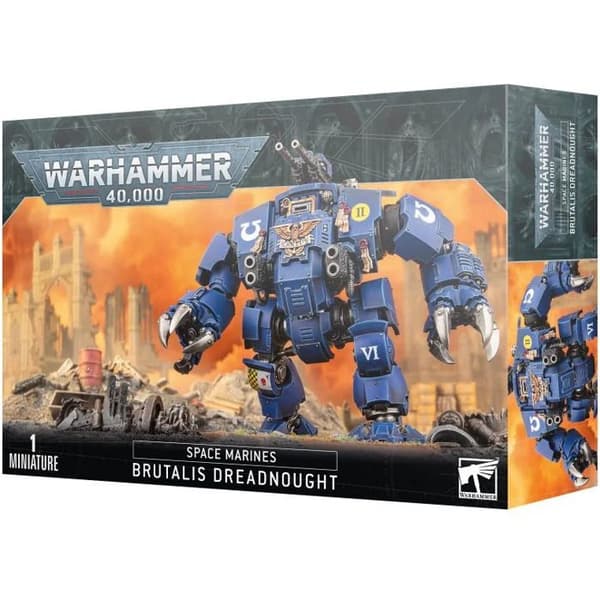 Figur - Games Workshop - Space Marines Dreadnought Brutalis - 1 styck - 131 figurer - Plast