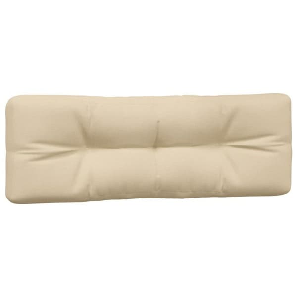 vidaXL Palettkuddar set om 2 beige tyg 360736