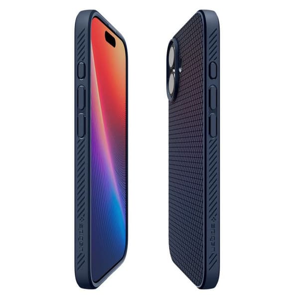 Spigen Liquid Air-fodral för iPhone 17 - Marinblå