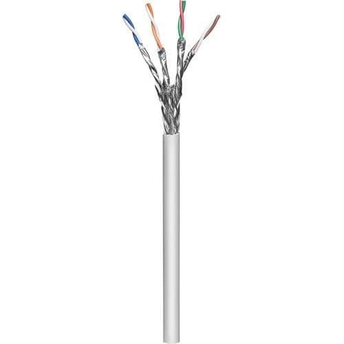 Nätverkskabel - MICRO CONNECT - KAB017-100 - Cat6 - S/FTP - 100 m - Vit