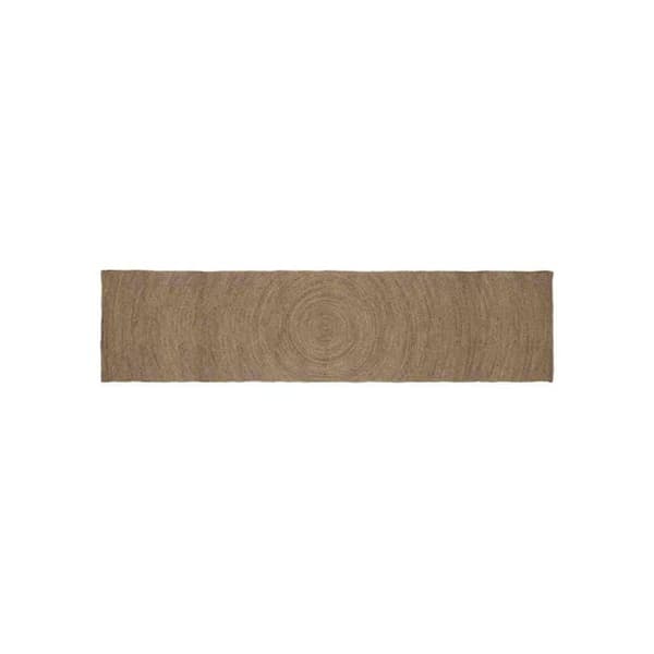 Modern jute matta - vidaXL - 80x400 cm - Grå - Rektangulär - Maskintvättbar - Handgjord elegans