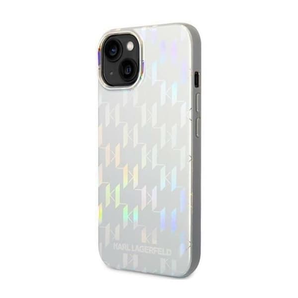 Karl Lagerfeld iPhone 14 Plus-fodral – svart monogrammönster