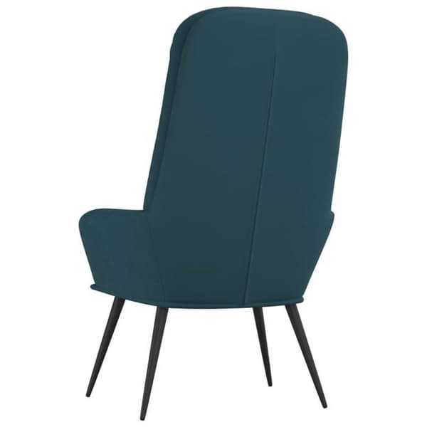 vidaXL avkopplingsstol Blue Velvet 341204