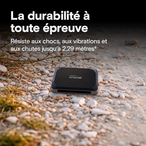 CRUCIAL - CT4000X9SSD9 - X9 extern SSD - 4TB - M.2