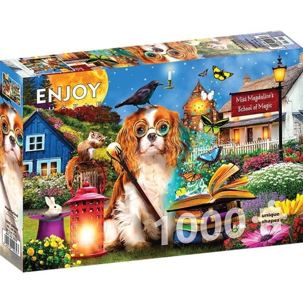 Njut av Puzzle Zauberschule - 1000 delar