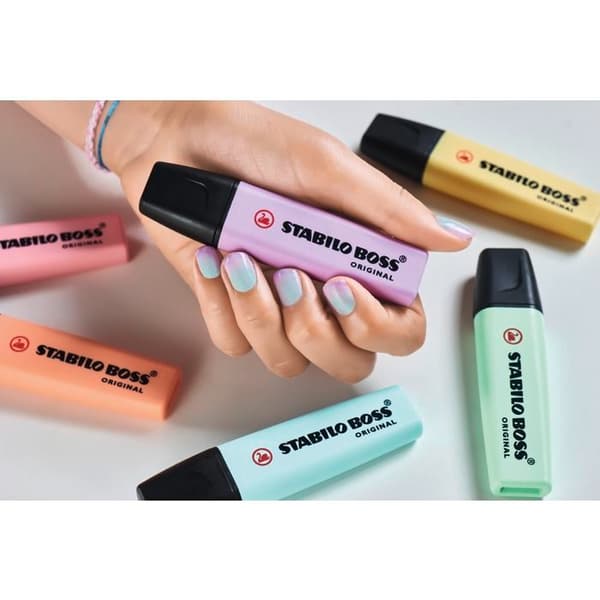 Surlighter - STABILO - BOSS ORIGINAL - Pastell - Rosa - Ljusresistent