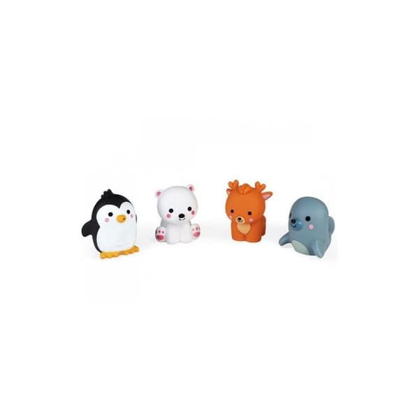 4 Polar Animals Bath Squirters