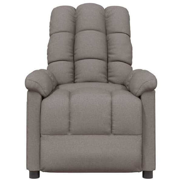 vidaXL Fällbar fåtölj Taupe Tyg 289804