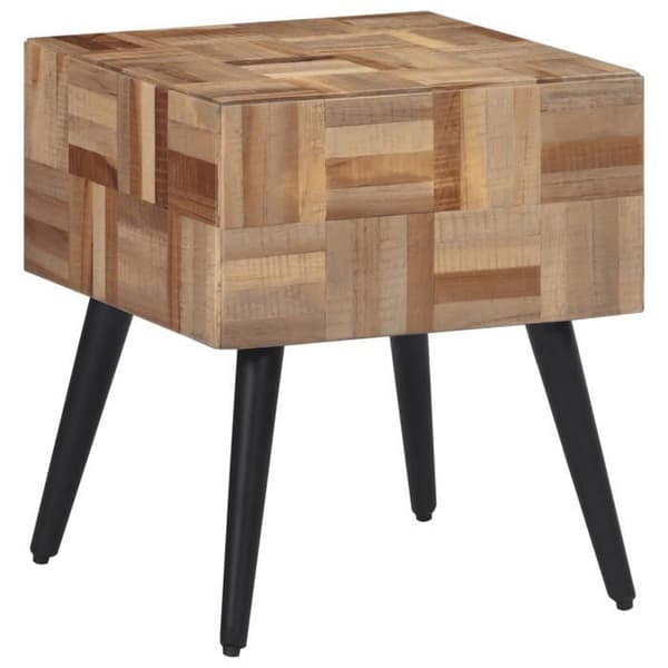 vidaXL Sidobord 40x40x45 cm Solid Reclaimed Teak 358522