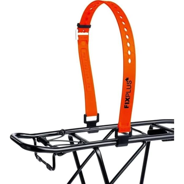 Fixplus gummiband 10 mm - orange - Orange - 46 cm