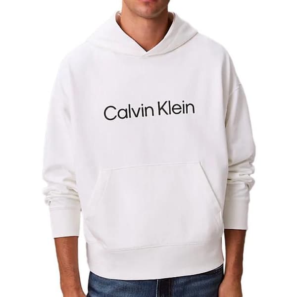 Sweatshirt Vit Man Calvin Klein Jeans Standard