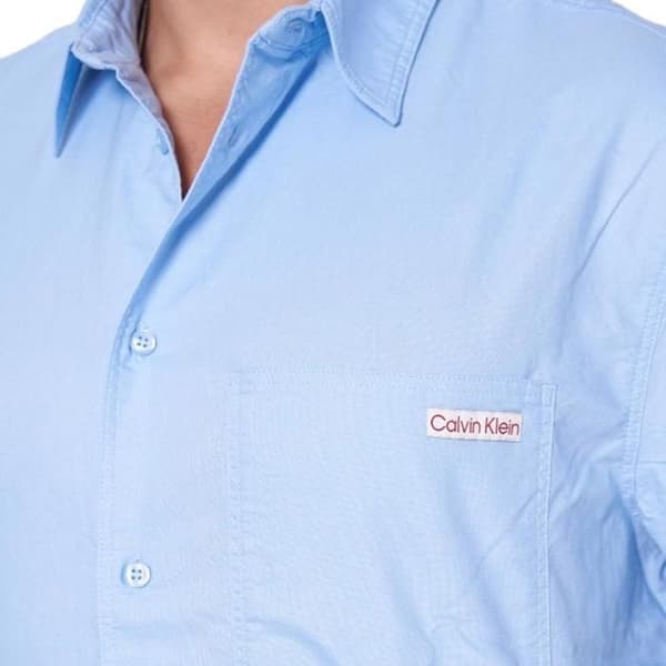 Blå Skjorta Herr Calvin Klein Jeans Oxford