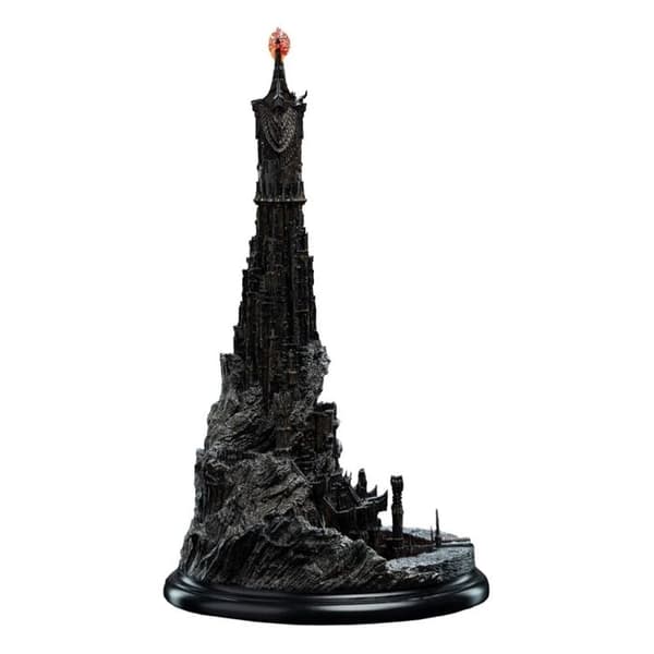 Statuett - WETA WORKSHOP - Barad-Dur - 19 cm - Svart - Inomhus