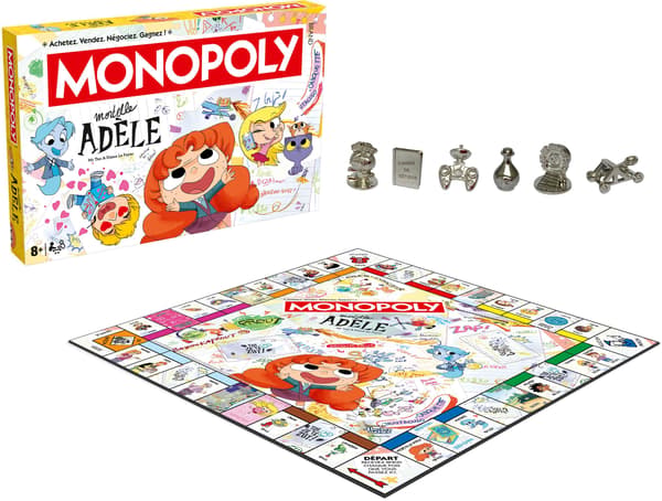 MONOPOLY Mortelle Adele - Brädspel - WINNING MOVES - Från 8 år