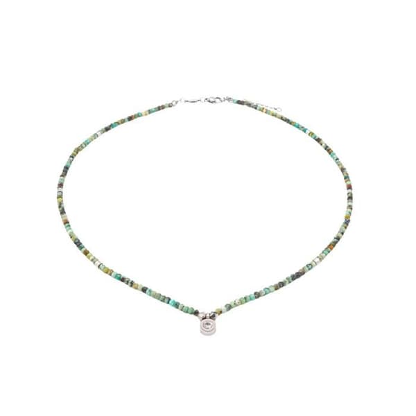 Collier LUMIA i afrikanska turkospärlor