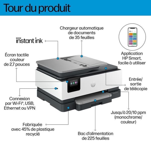 HP OfficeJet Pro 8134e Allt-i-ett