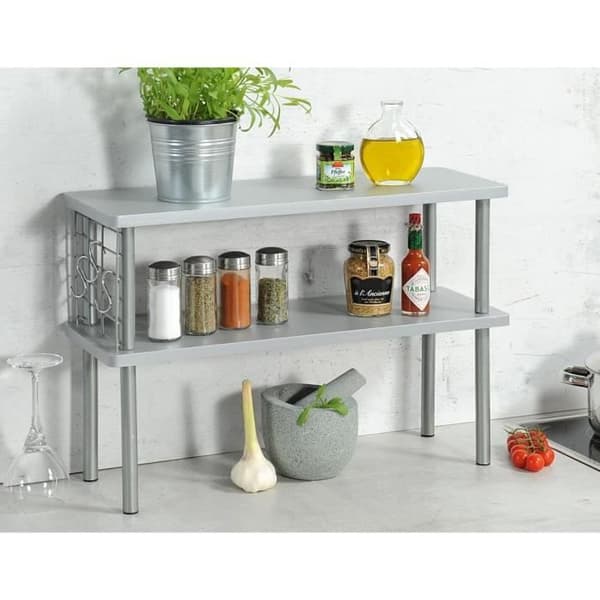 Köksställ - KESPER - 2 nivåer - MDF - Vit - Moderna design