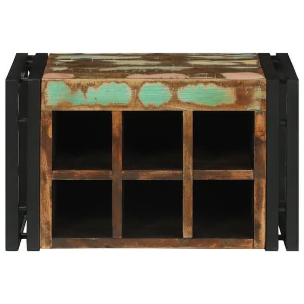 Porte flaska 46x35x27,5 cm Återvunnet trä