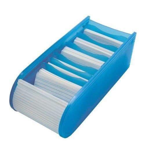 Wedo - 2508003 - A8 Card Sorter - Blå