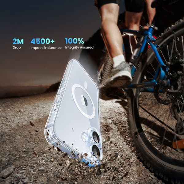 Telefonfodral - Ugreen - iPhone 16 Plus - Magnetisk - Flexibel - Transparent